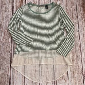 BKE Striped Long Sleeve Top BKERed Medium 👚